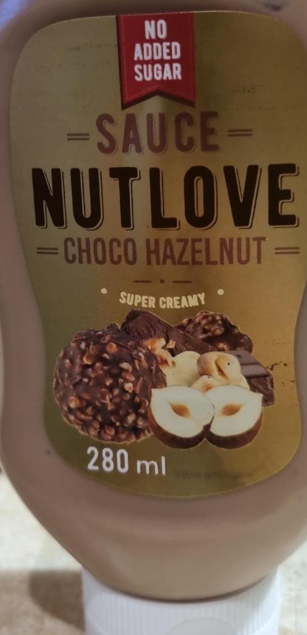 Zdjęcia - Sauce Nutlove choco hazelnut Allnutrition