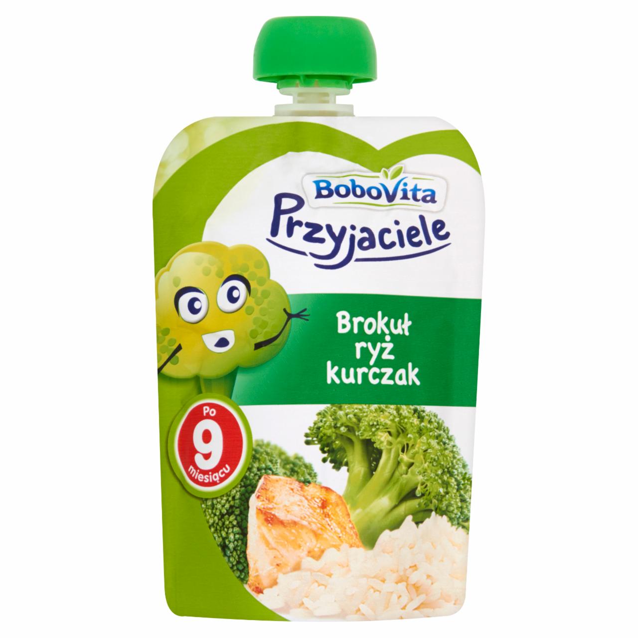 Zdjęcia - BoboVita Przyjaciele Brokuł ryż kurczak po 9 miesiącu 130 g