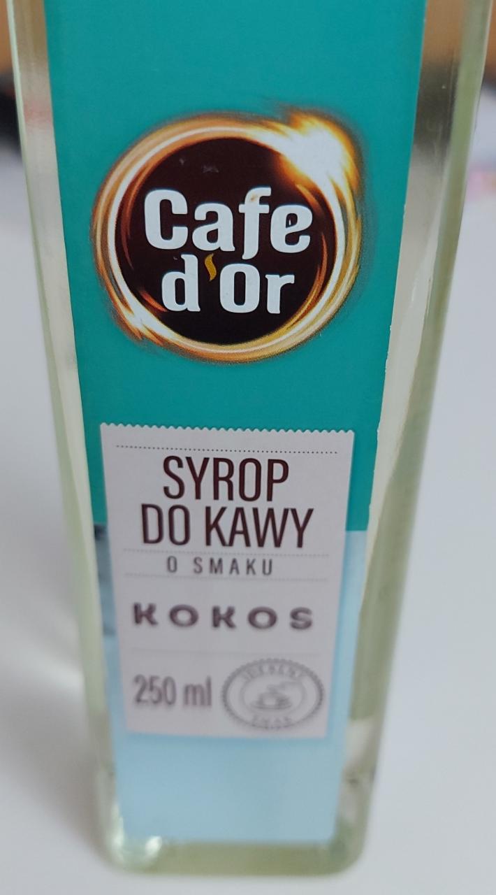 Zdjęcia - Syrop do kawy o smaku Kokos Cafe D'Or