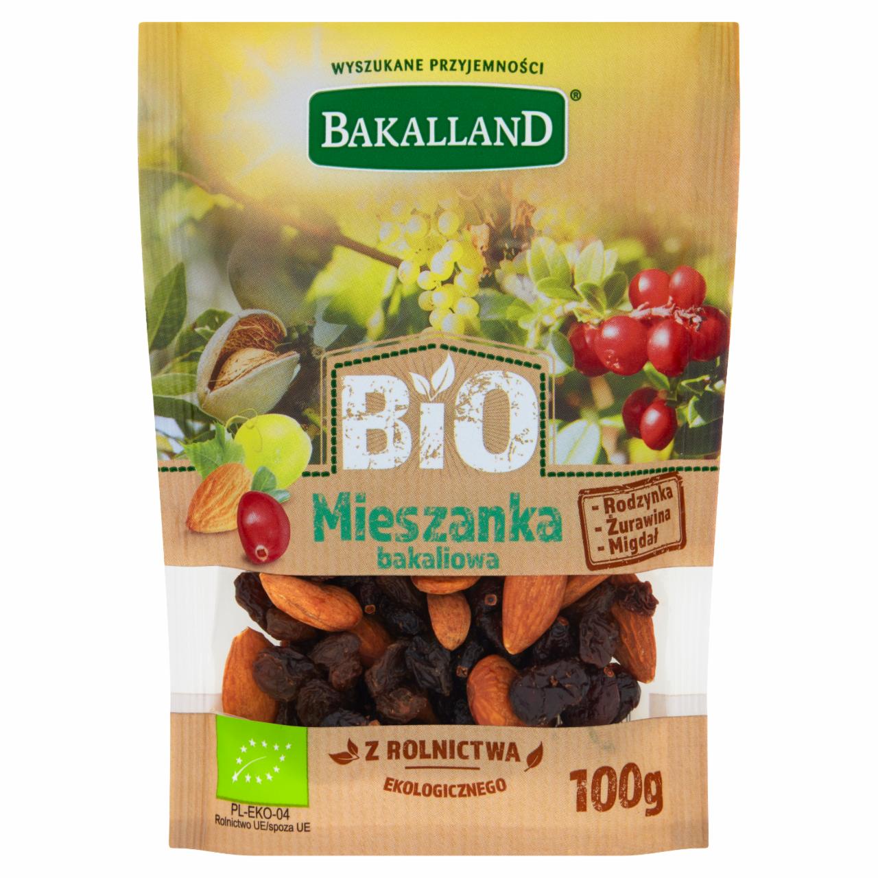 Zdjęcia - Bakalland Bio mieszanka bakaliowa 100 g