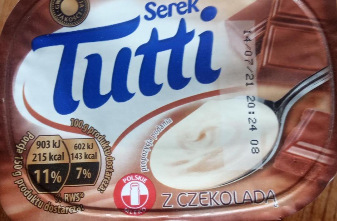 Zdjęcia - Serek z czekoladą Tutti