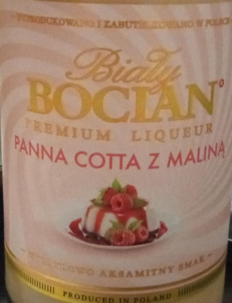 Zdjęcia - Panna Cotta z Maliną Biały Bocian