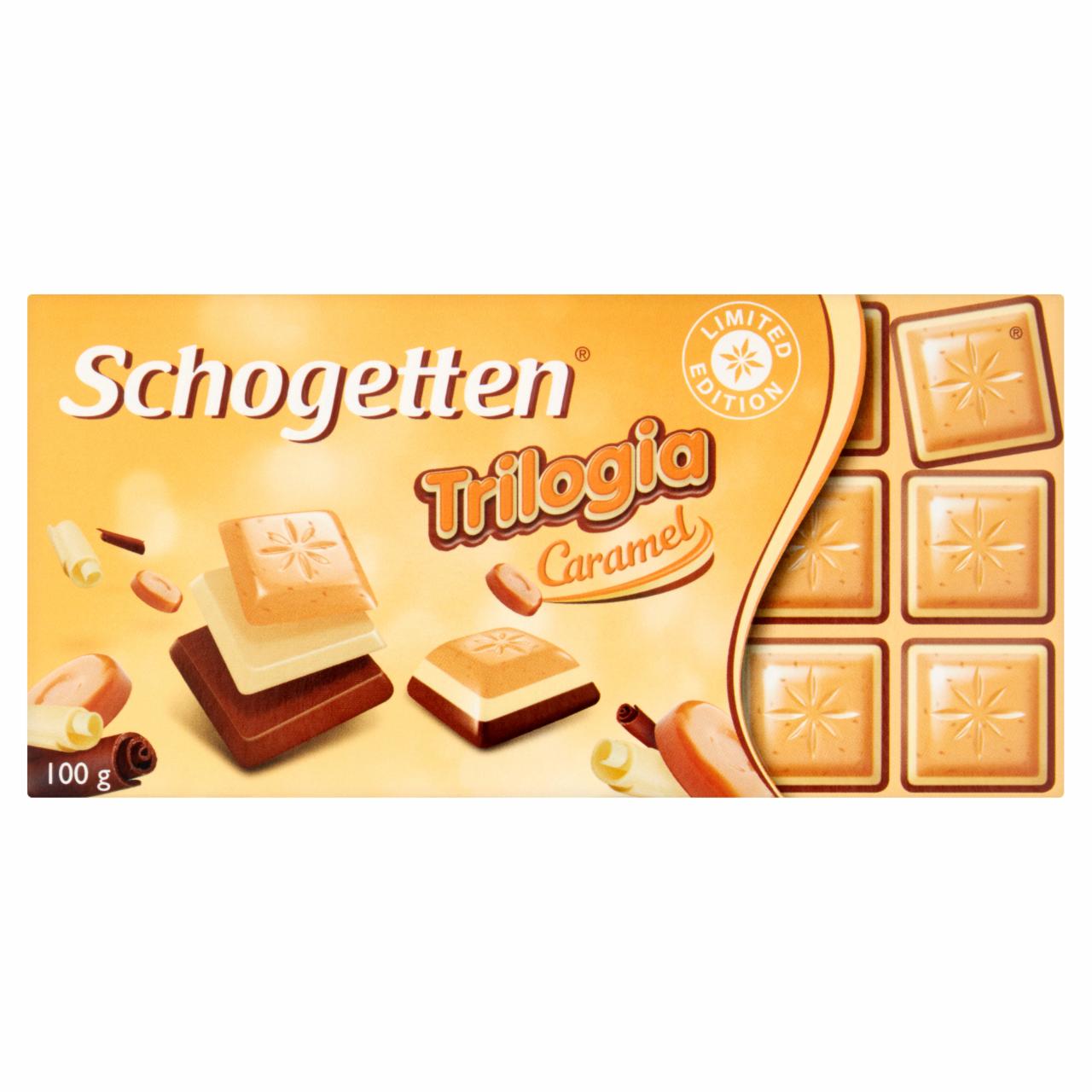 Zdjęcia - Schogetten Trilogia Caramel Biała czekolada 100 g