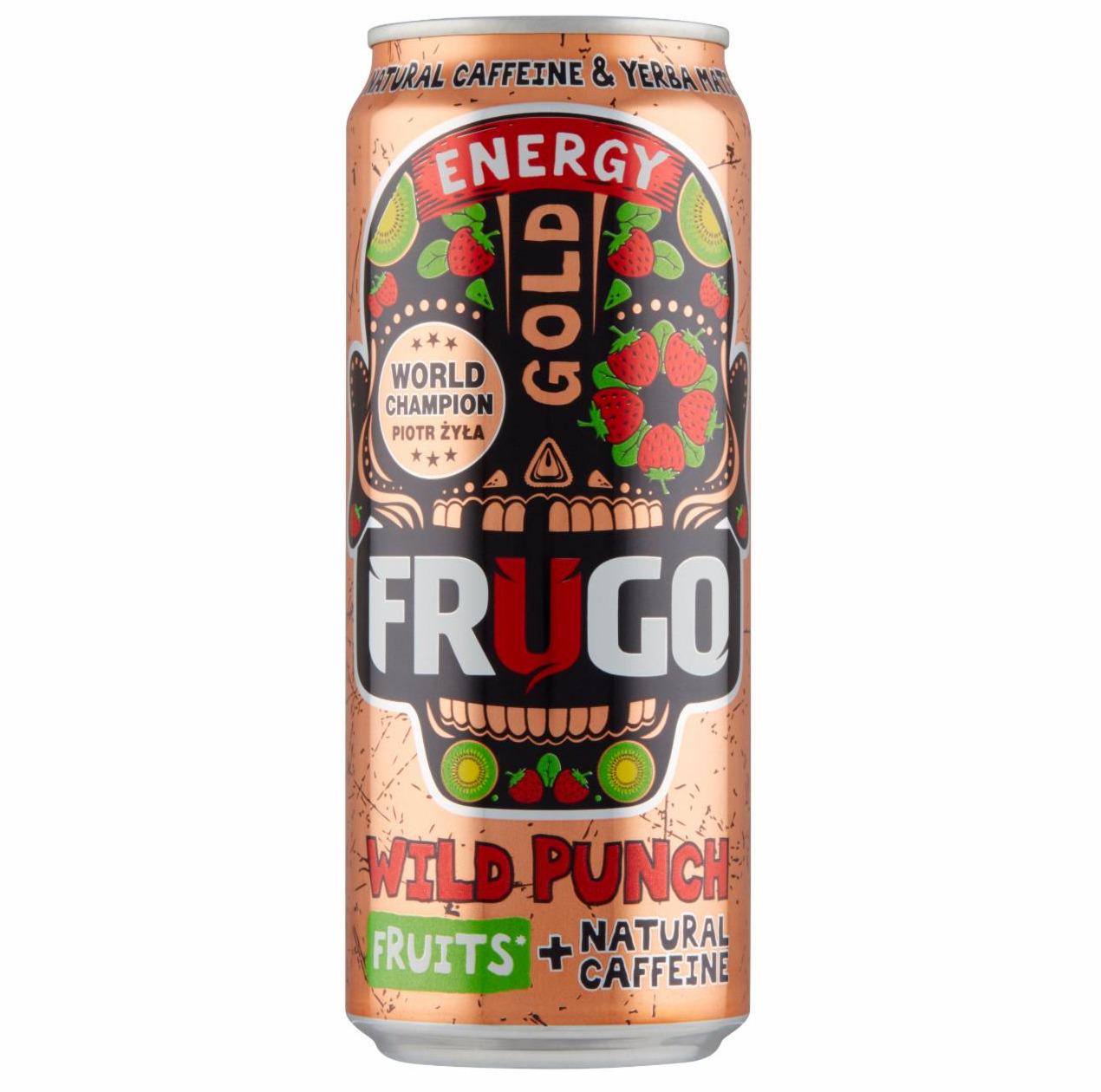 Zdjęcia - Frugo Energy Watermelon & Strawberry Gazowany napój 330 ml
