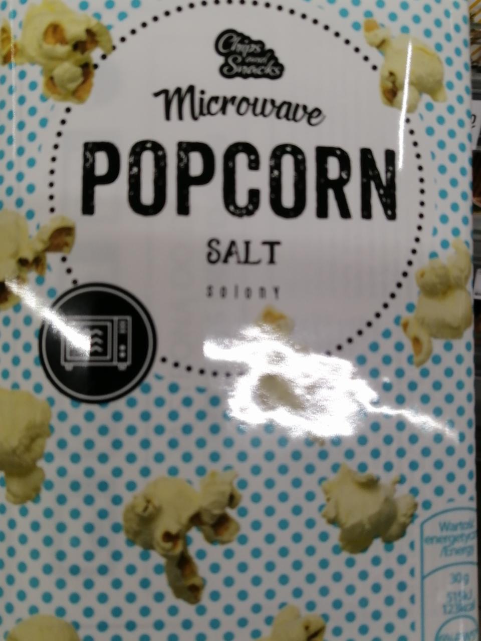 Zdjęcia - Chips and snack Popcorn salt