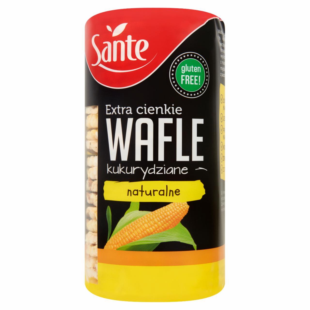 Zdjęcia - Sante Extra cienkie wafle kukurydziane naturalne 120 g