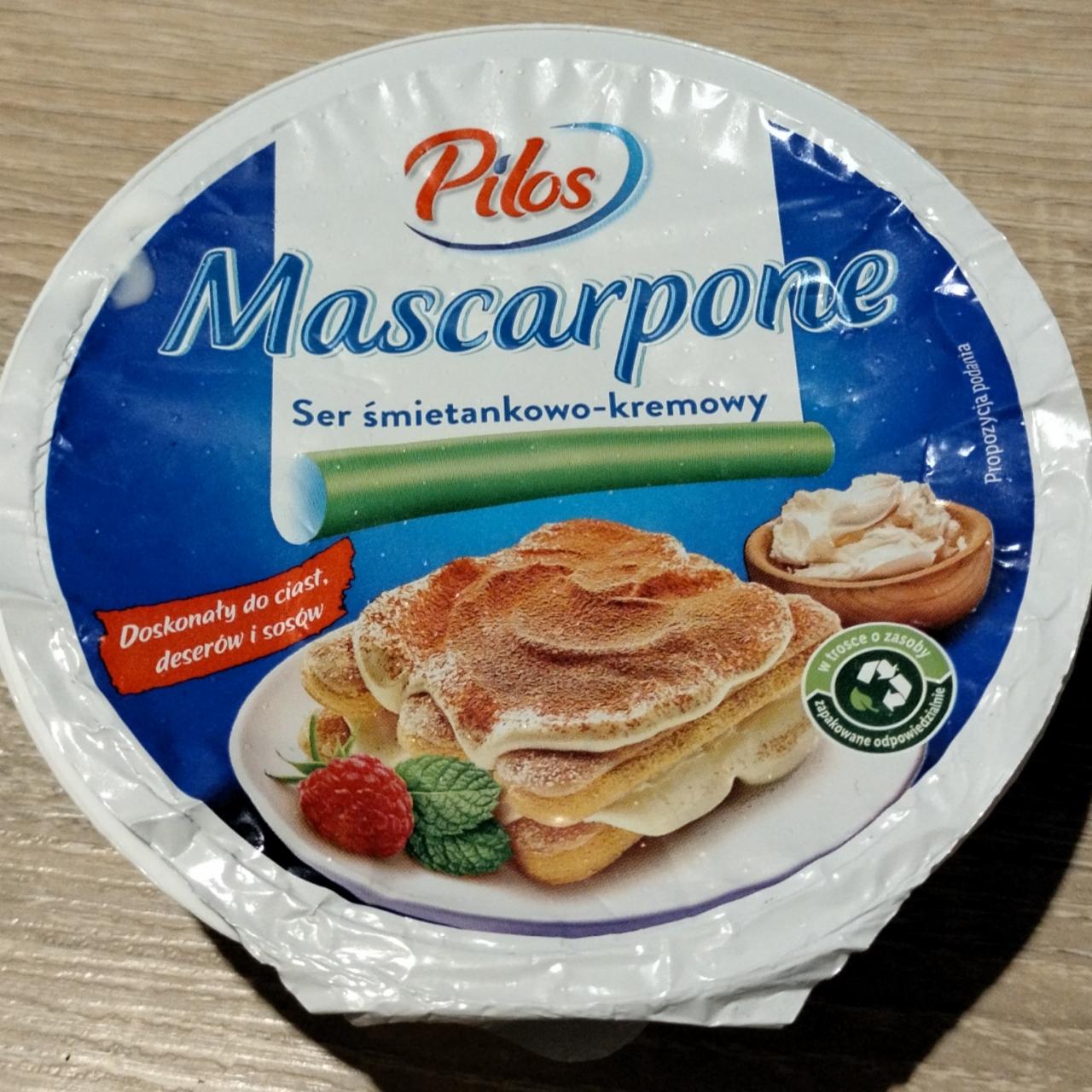 Zdjęcia - Mascarpone ser śmietankowo-kremowy Pilos
