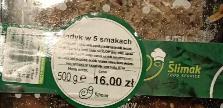 Zdjęcia - ślimak indyk w 5 smakach