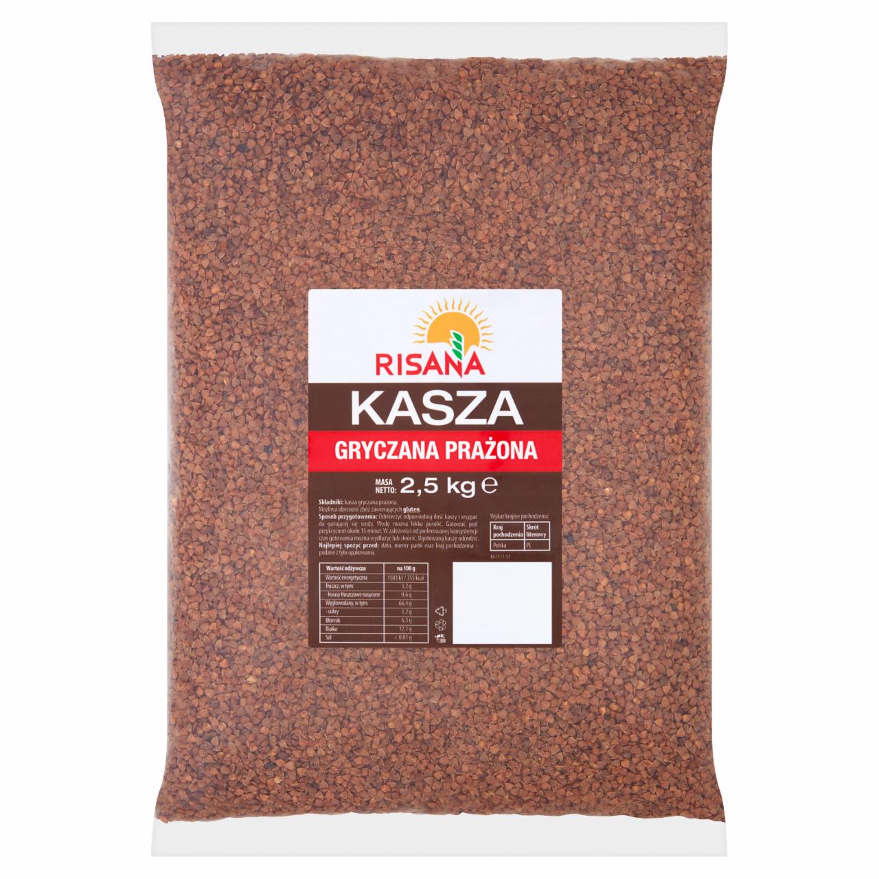 Zdjęcia - Risana Kasza gryczana prażona 2,5 kg