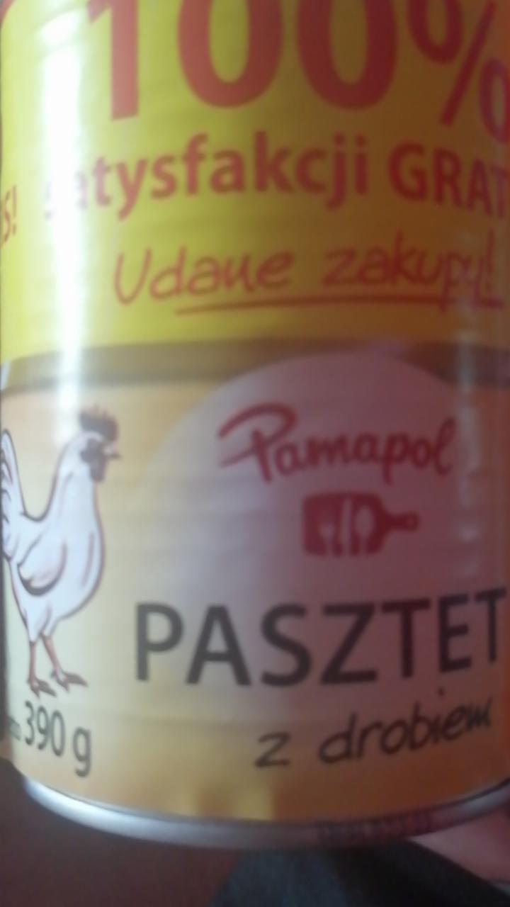 Zdjęcia - Pamapol Pasztet z drobiem 390 g