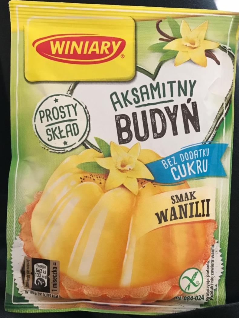 Zdjęcia - Budyń bez dodatku cukru smak wanilii Winiary