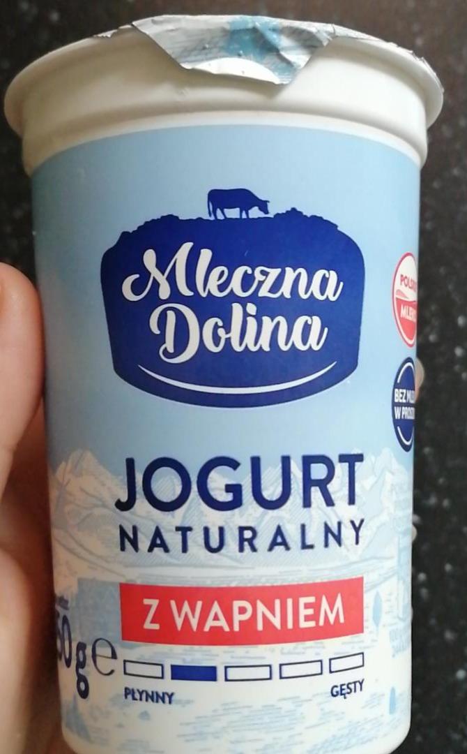 Zdjęcia - Jogurt Naturalny z wapniem Mleczna Dolina