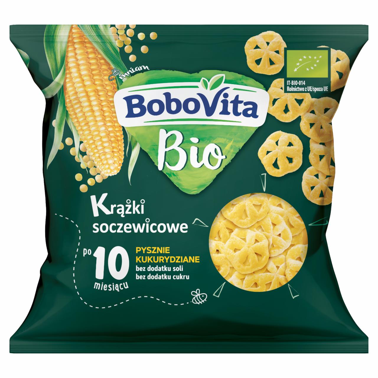 Zdjęcia - BoboVita Bio Krążki soczewicowe pysznie kukurydziane po 10 miesiącu 20 g