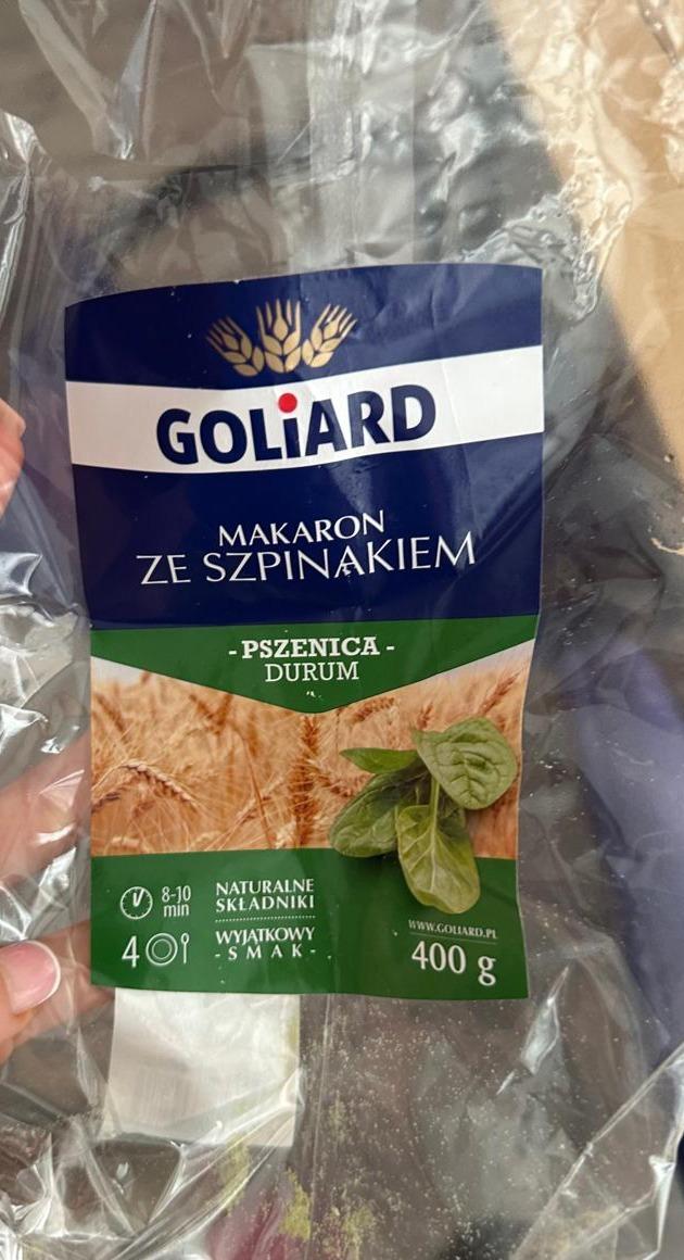 Zdjęcia - Makaron ze szpinakiem Goliard
