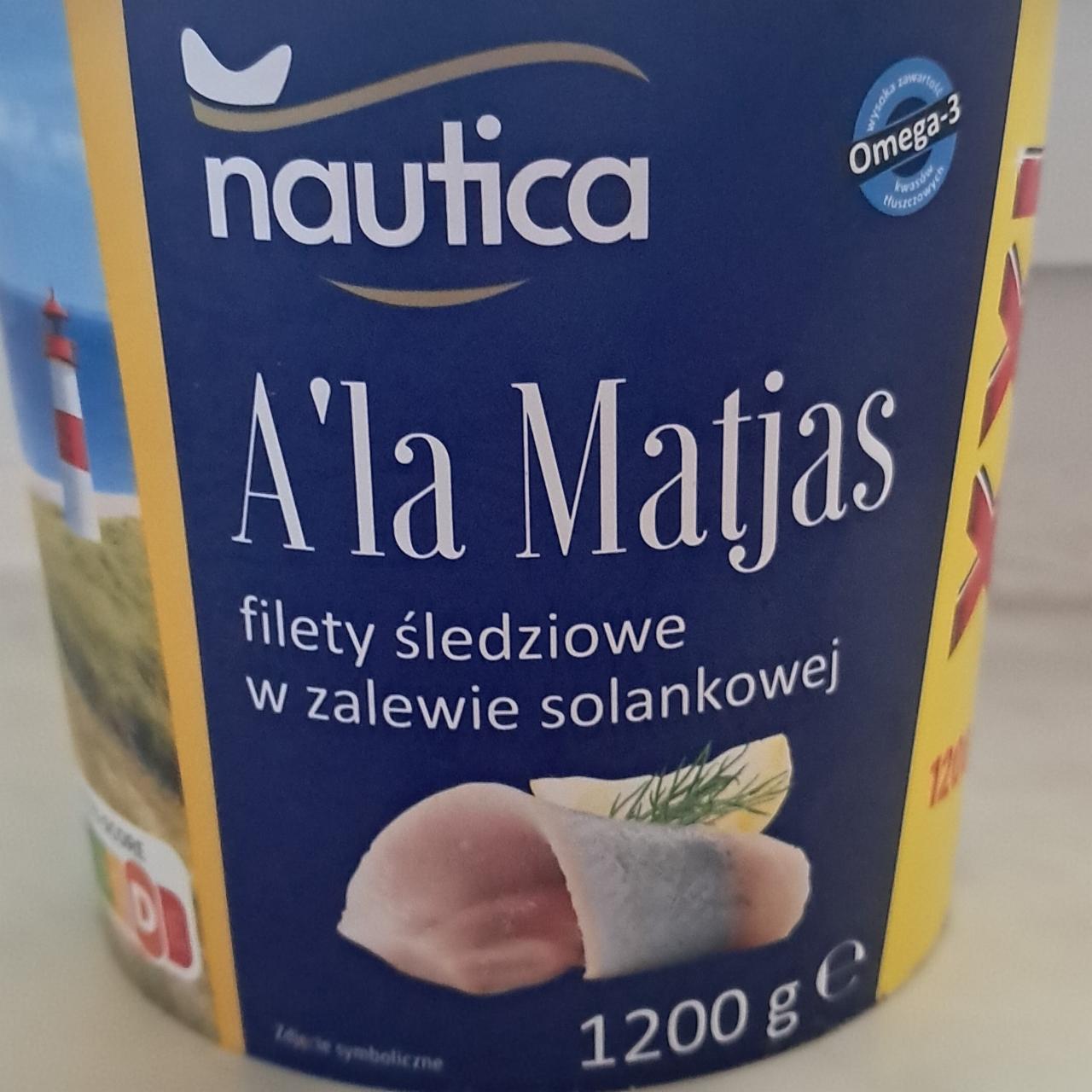 Zdjęcia - A'la Matjas, filety śledziowe w zalewie solankowej Nautica