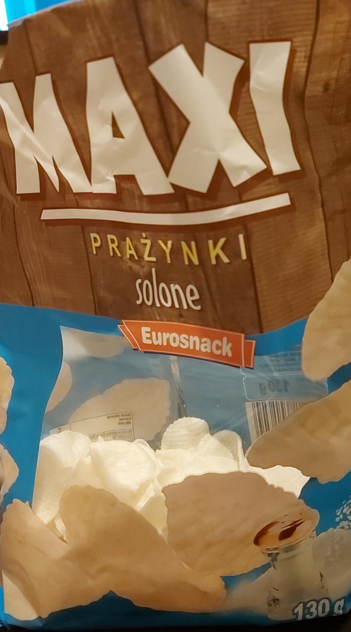 Zdjęcia - Maxi Prażynki Solone Eurosnack