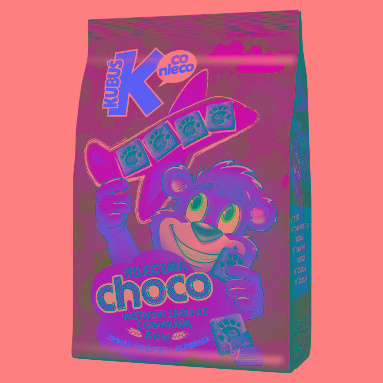 Zdjęcia - Kubuś Choco kosteczki zbożowe z czekoladą 90 g