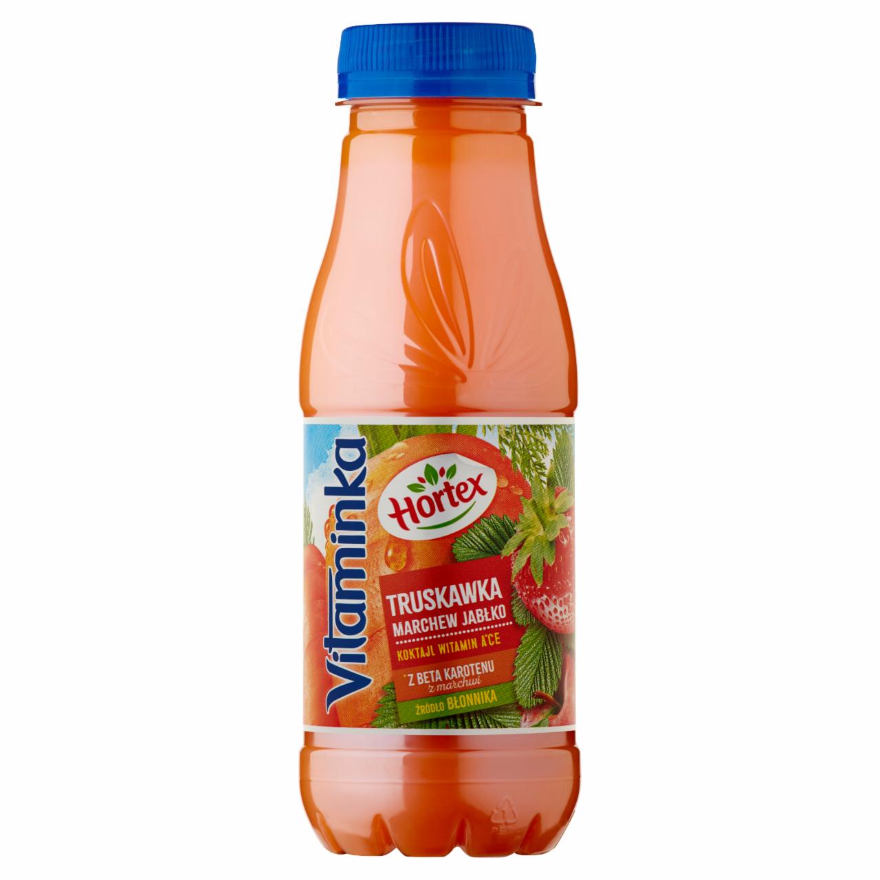 Zdjęcia - Hortex Vitaminka Sok jabłko marchew truskawka 300 ml