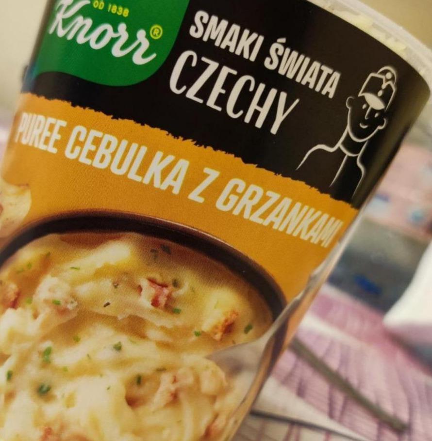 Zdjęcia - Knorr Smaki Świata Czechy Puree cebulka z grzankami 56 g