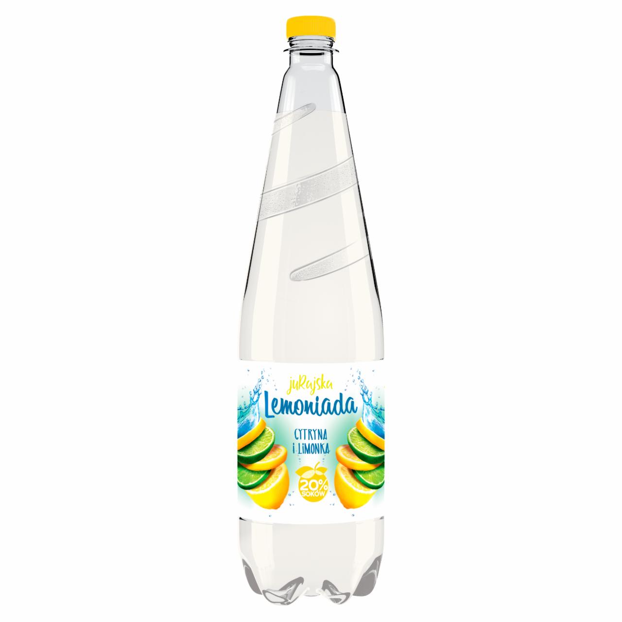 Zdjęcia - Jurajska Lemoniada smak cytryna i limonka 1,25 l