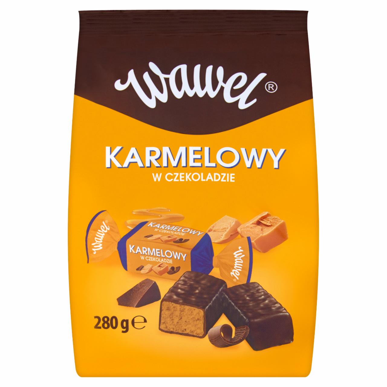 Zdjęcia - Wawel Karmelowy Cukierki z czekoladą mleczną i alkoholem 280 g