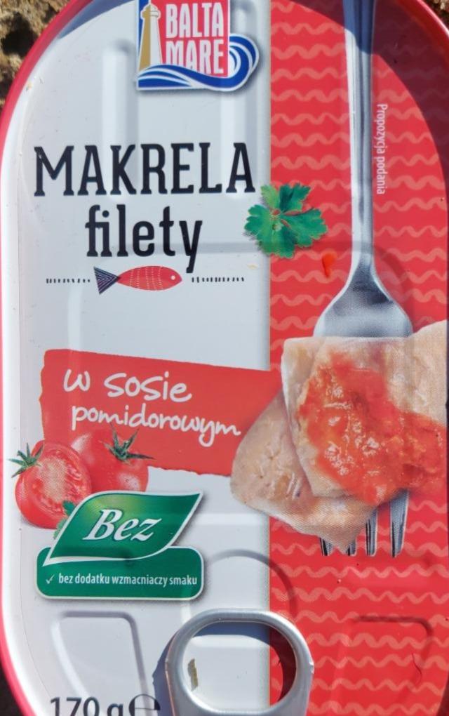 Zdjęcia - Balta Mare Makrela filety w sosie pomidorowym