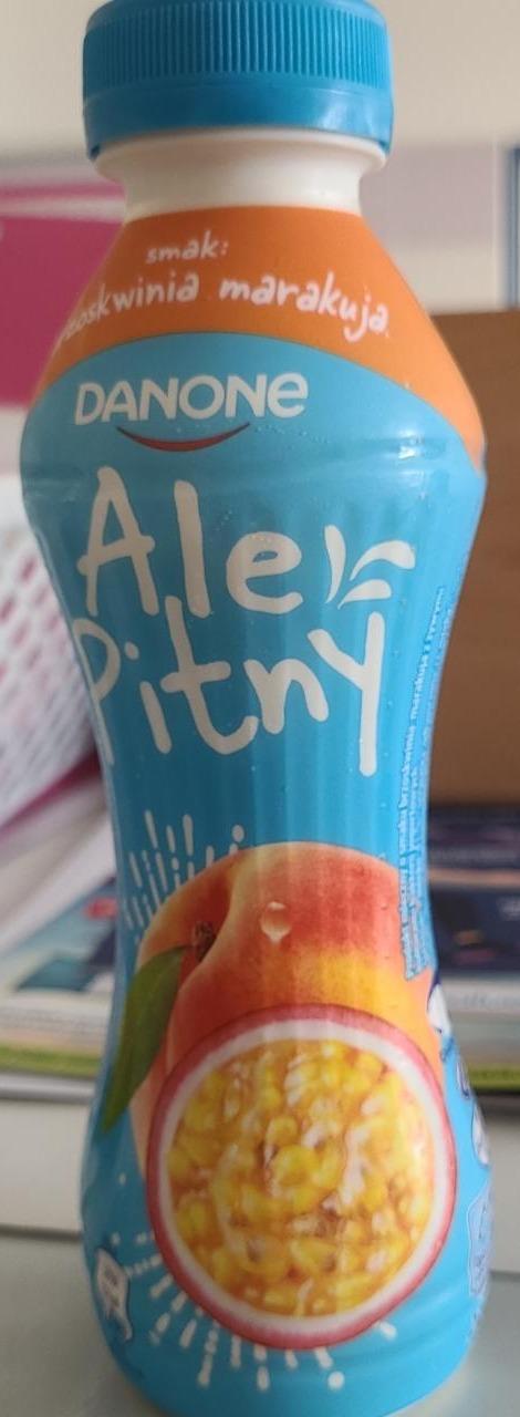 Zdjęcia - Ale Pitny napój jogurtowy smak brzoskwinia marakuja Danone