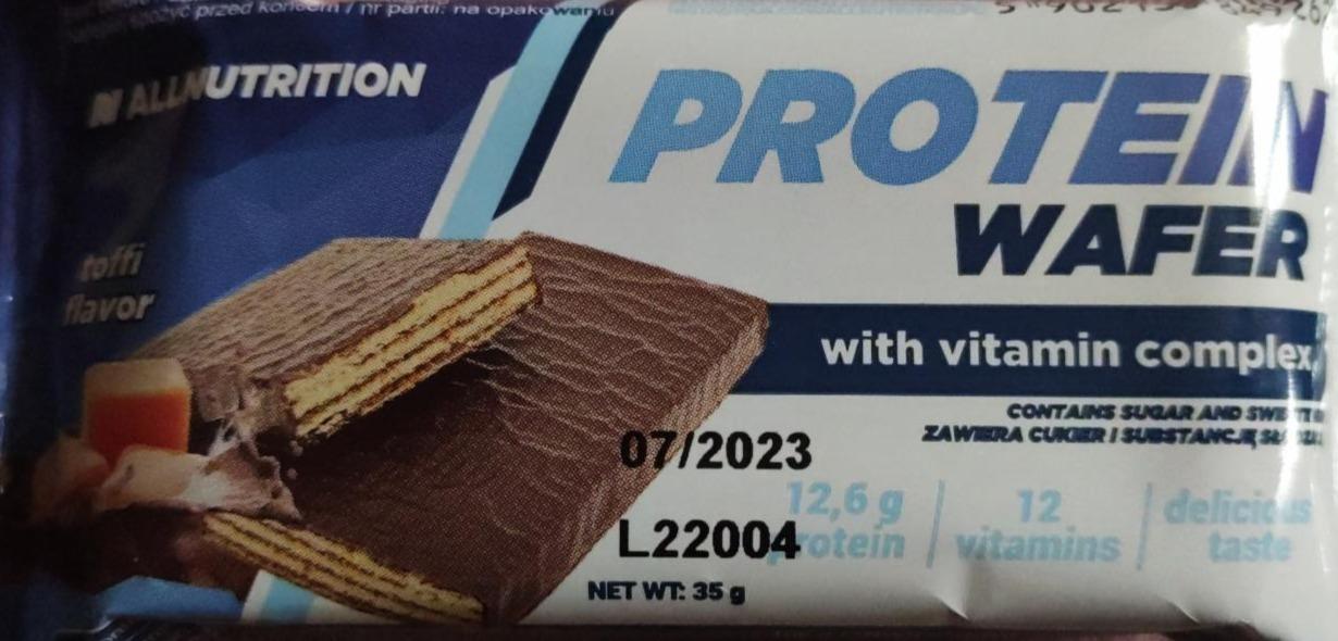 Zdjęcia - Protein Wafer toffi Allnutrition 