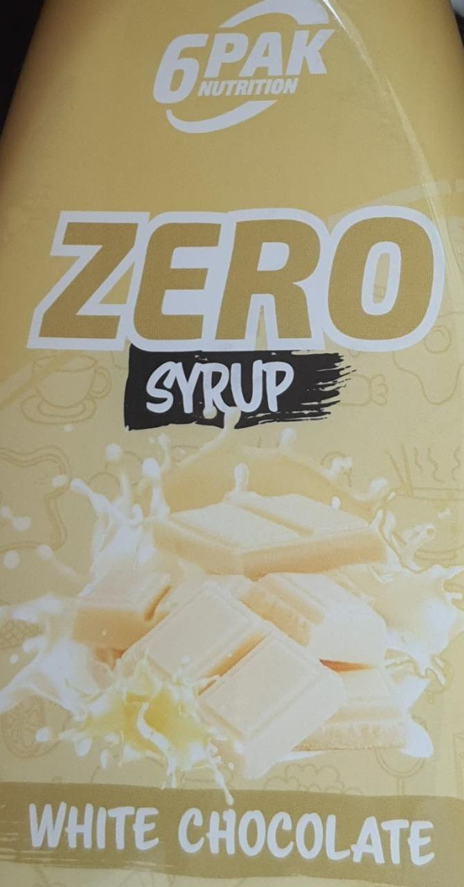 Zdjęcia - Syrup zero white chocolate 6Pak