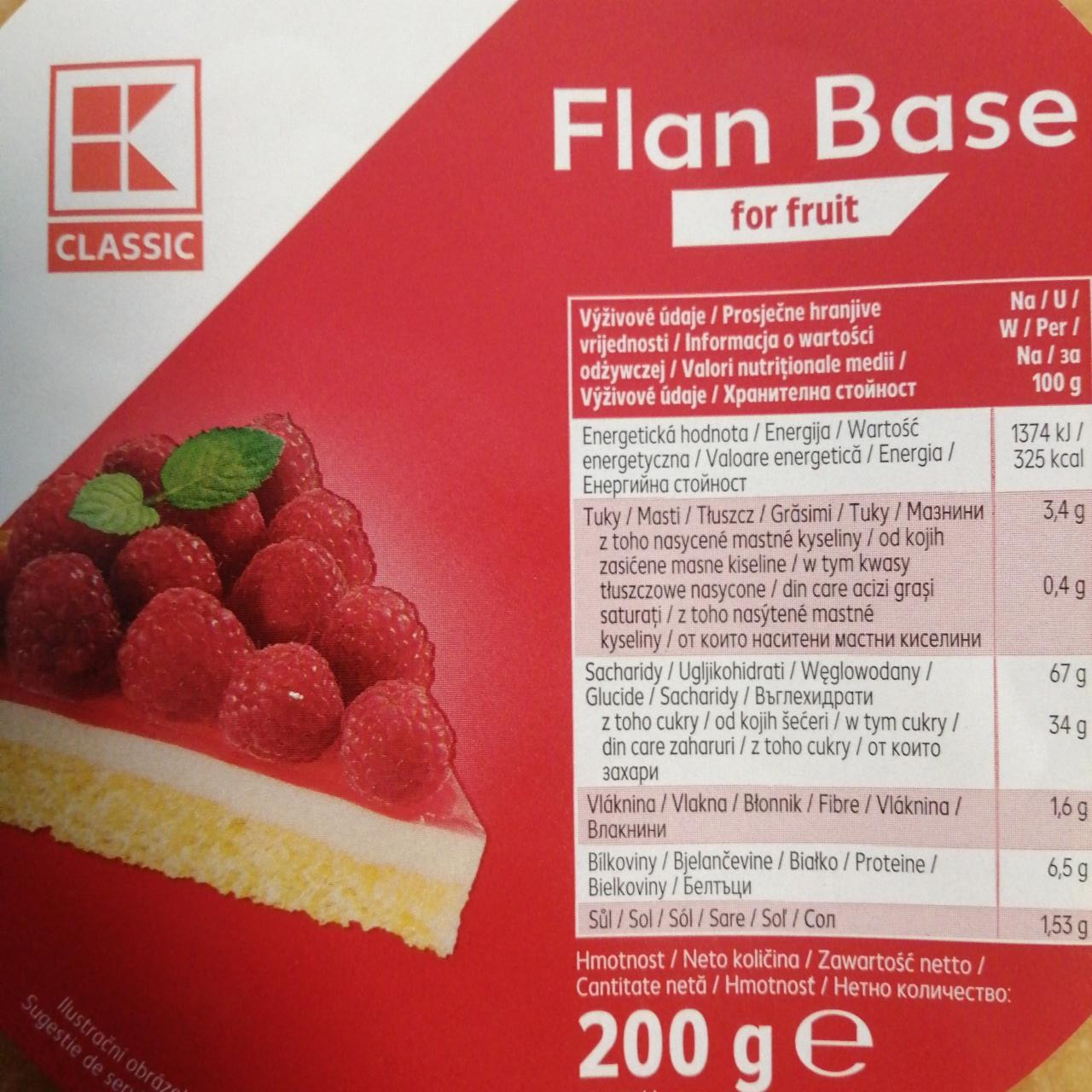 Zdjęcia - Flan base K-classic