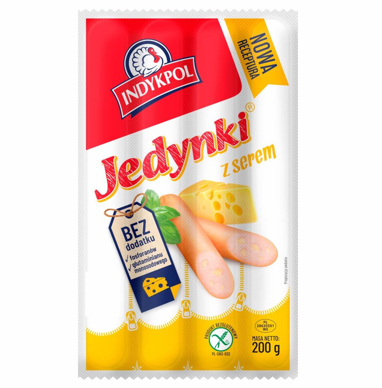 Zdjęcia - Indykpol Parówki Jedynki z serem 200 g