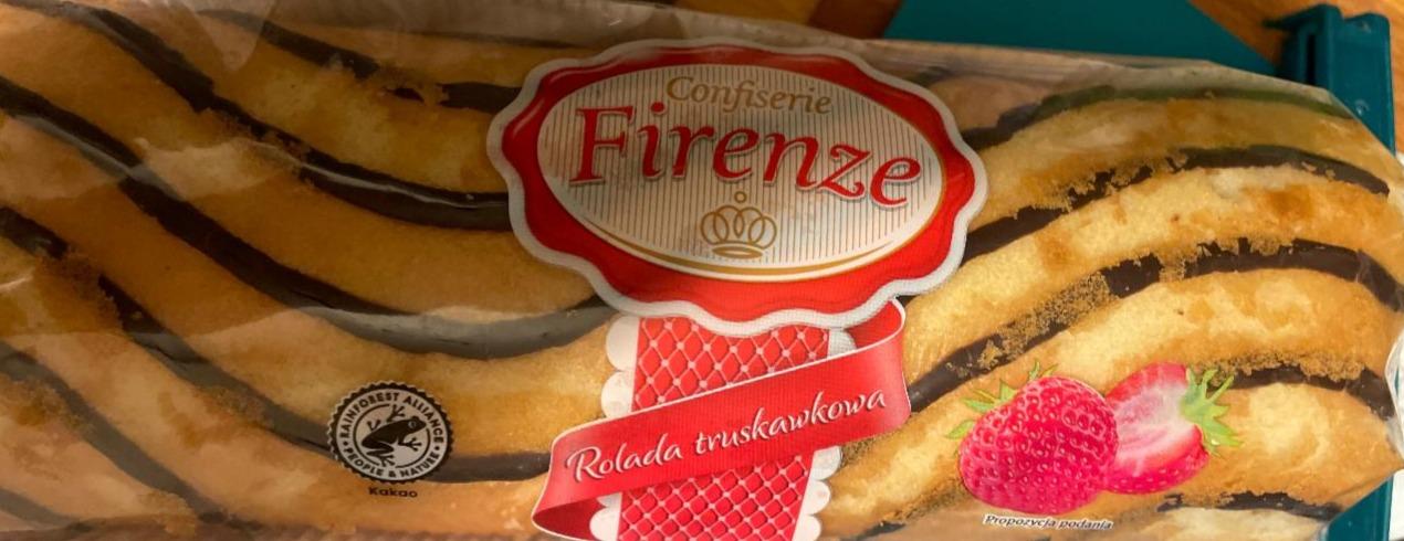 Zdjęcia - Confiserie Firenze Rolada truskawkowa 