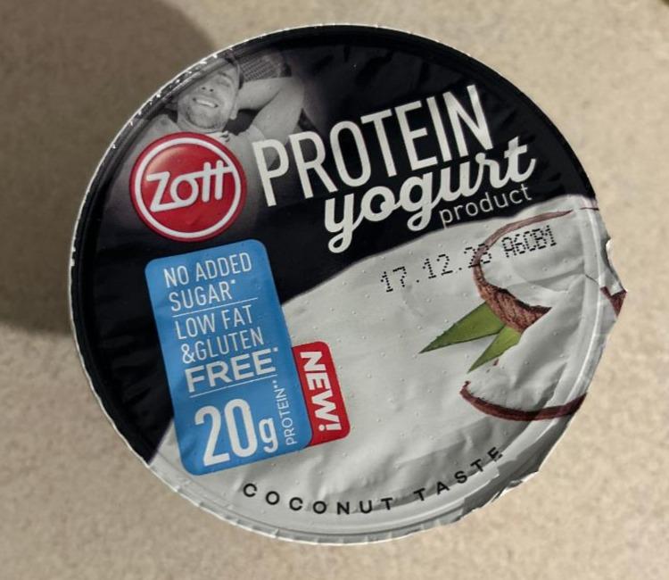Zdjęcia - Protein yogurt product coconut taste Zott