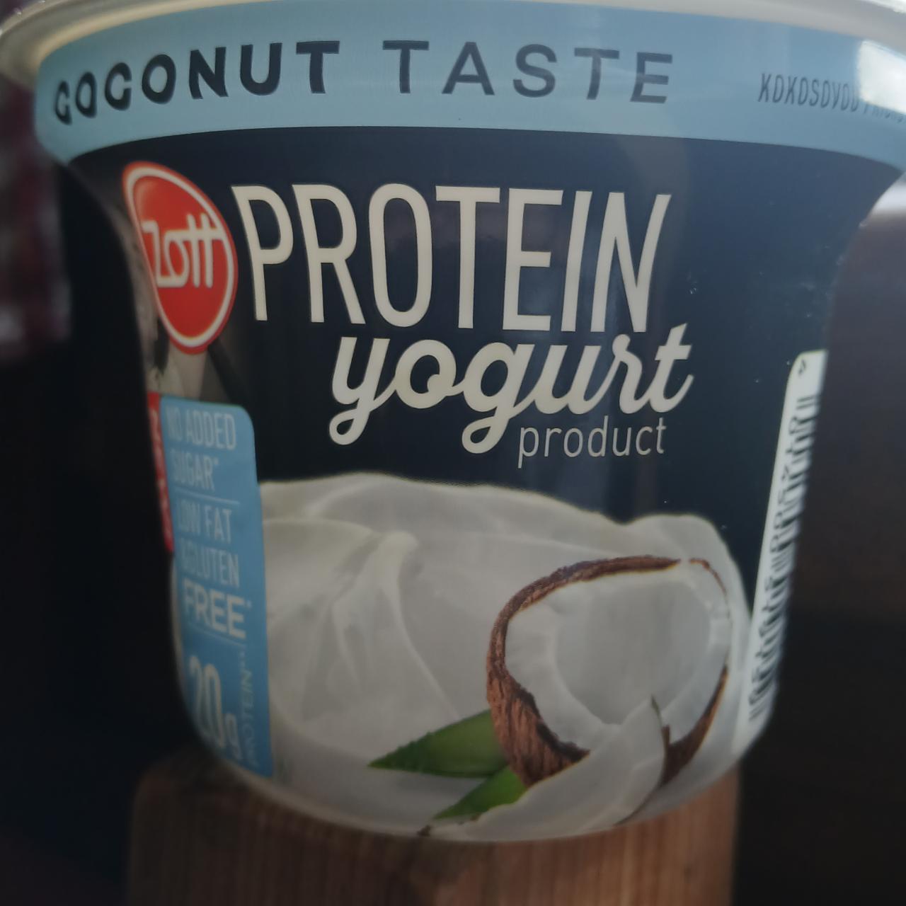 Zdjęcia - Protein yogurt product coconut taste Zott