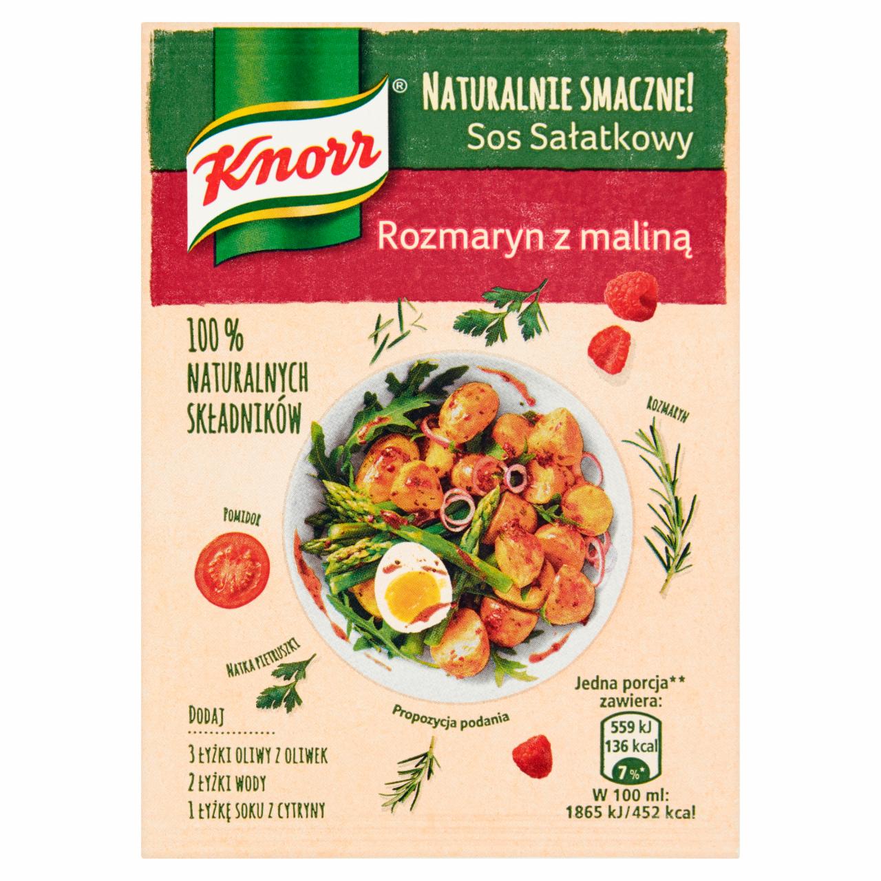 Zdjęcia - Knorr Sos sałatkowy rozmaryn z maliną 7 g