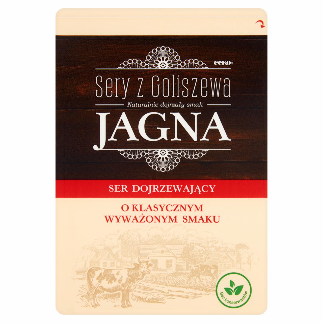 Zdjęcia - Sery z Goliszewa Ser Jagna w plastrach 135 g