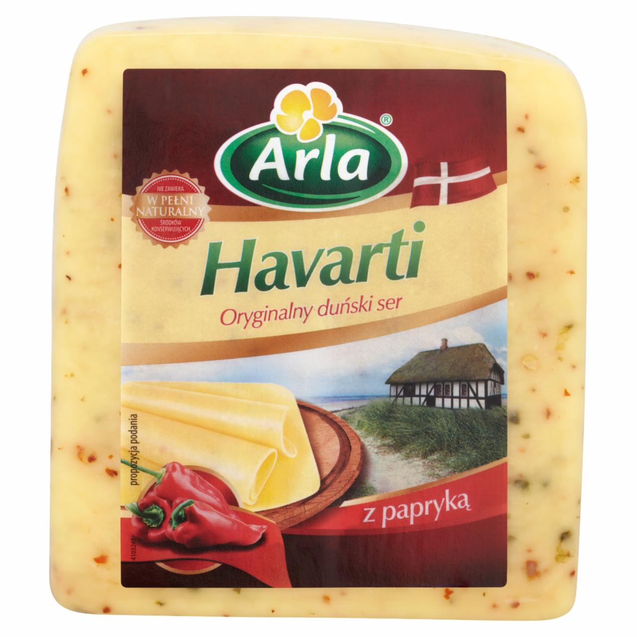 Zdjęcia - Arla Havarti Oryginalny duński ser z papryką