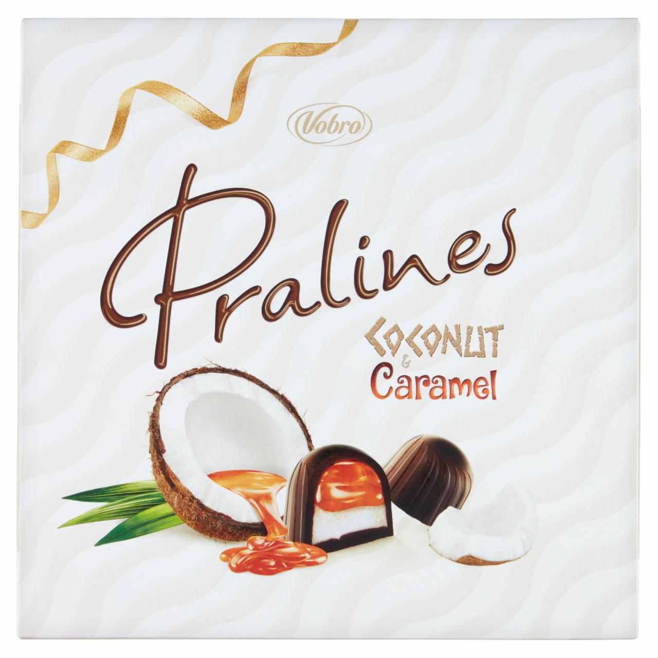 Zdjęcia - Vobro Coconut & Caramel Praliny z nadzieniem karmelowym i kremem kokosowym 125 g