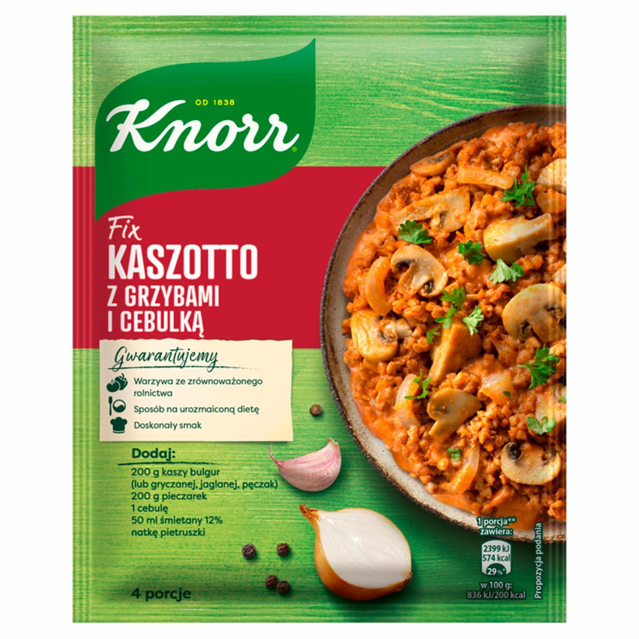 Zdjęcia - Knorr Fix Kaszotto z grzybami i cebulką 51 g