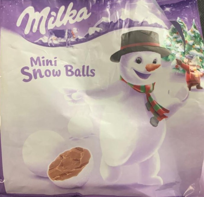 Zdjęcia - Milka Mini Snow Balls Czekolada mleczna 100 g