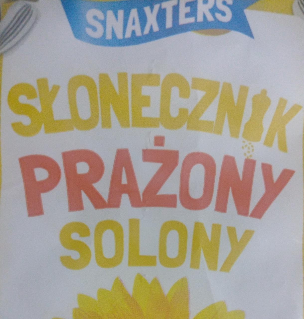 Zdjęcia - Słonecznik prażony solony SNAXTERS