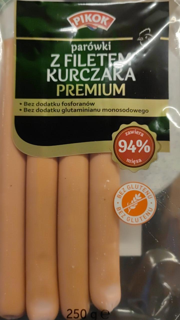 Zdjęcia - parówki z filetem z kurczaka premium Pikok