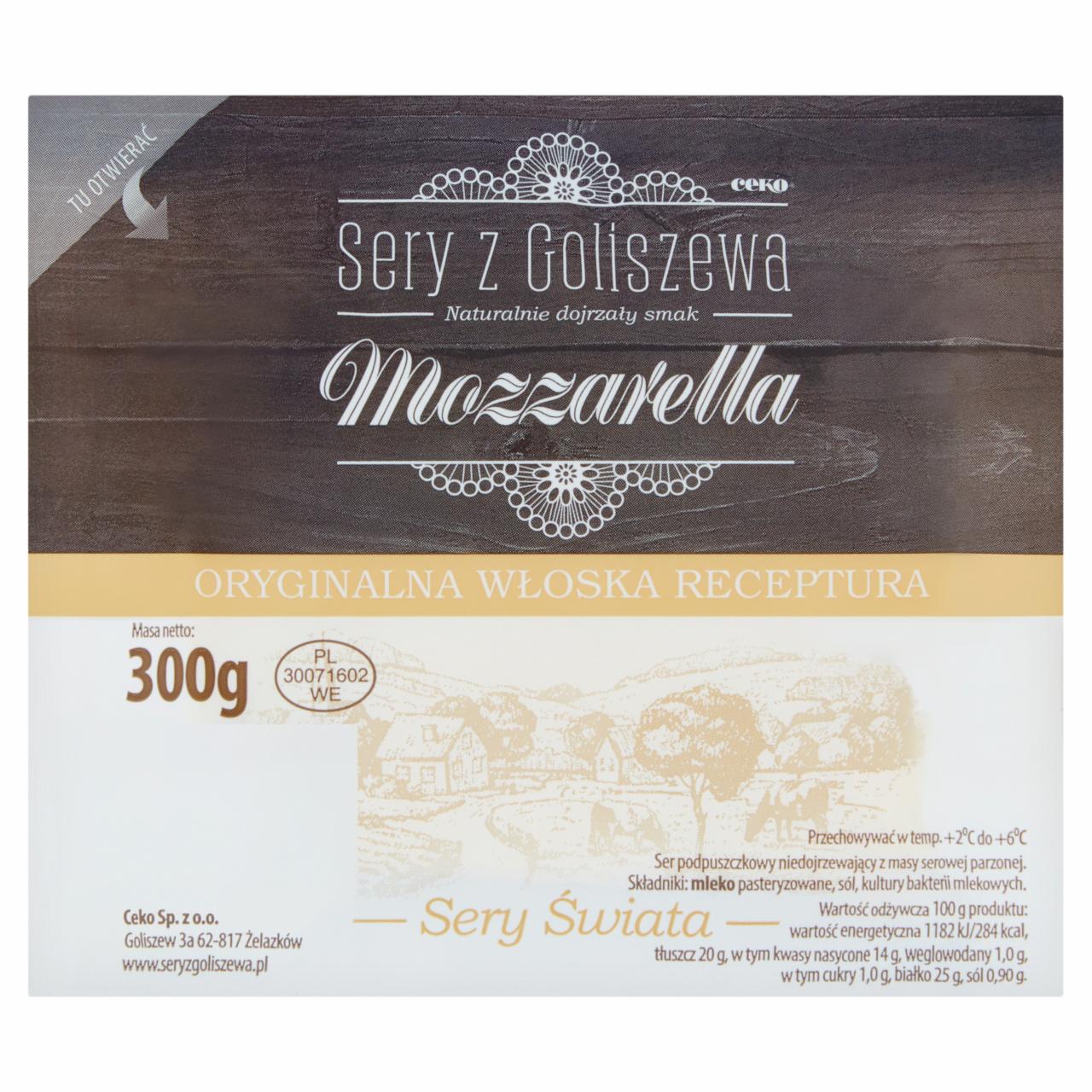 Zdjęcia - Sery z Goliszewa Ser Mozzarella 300 g