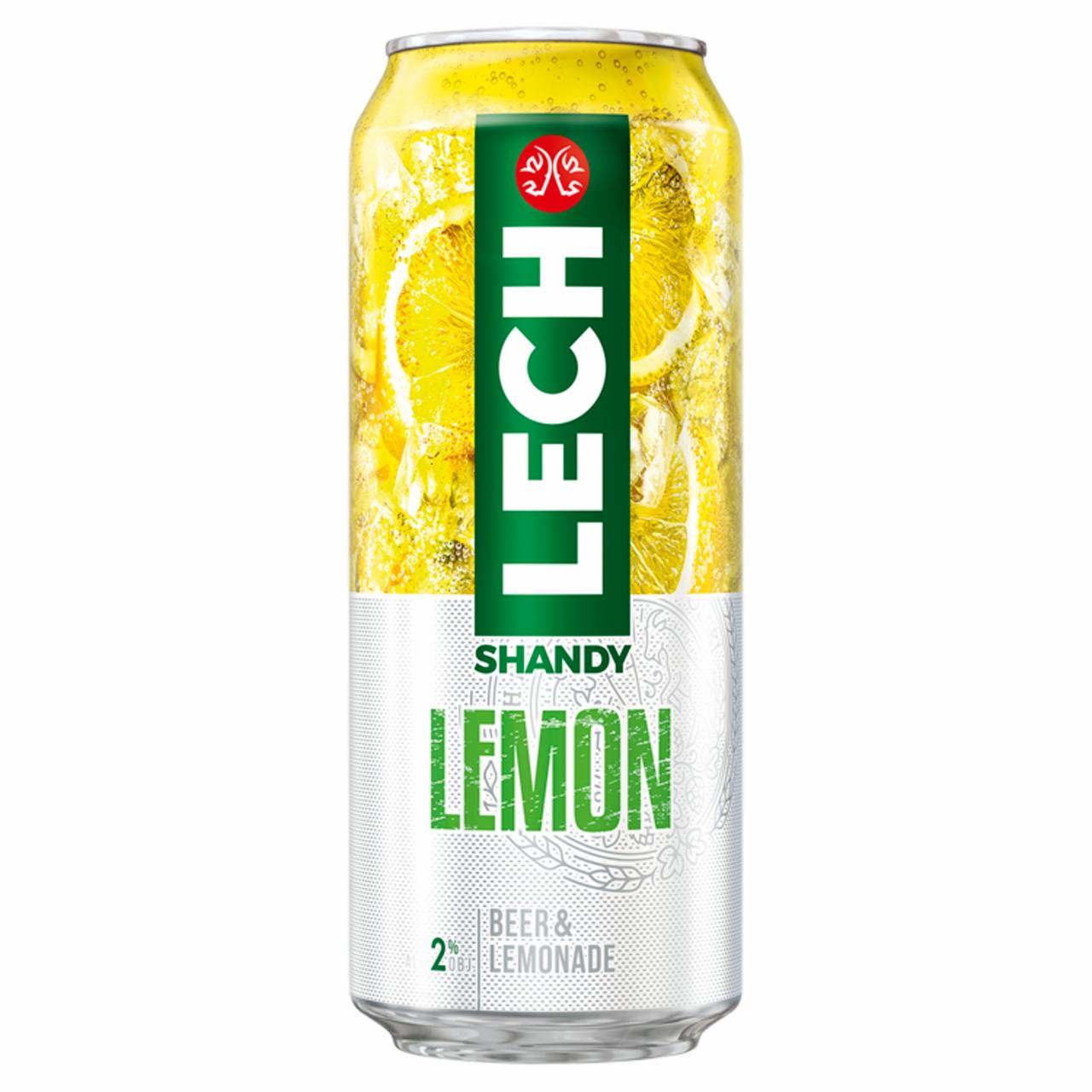 Zdjęcia - Lech Shandy Lemon Piwo z lemoniadą 500 ml