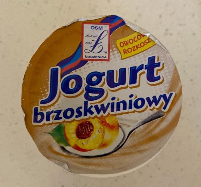 Zdjęcia - Jogurt brzoskwiniowy Łobżenica