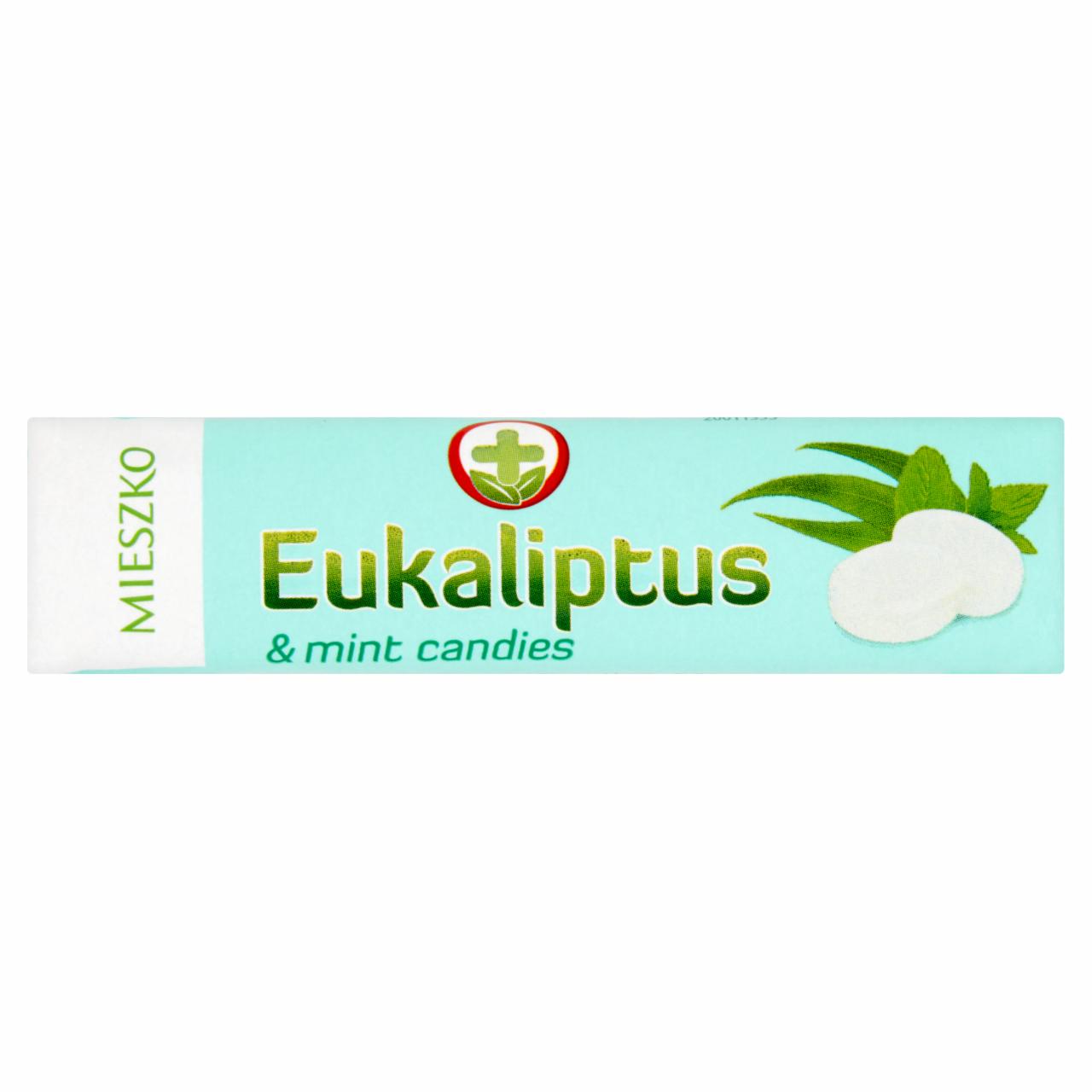 Zdjęcia - Mieszko Eukaliptus Karmelki twarde z olejkiem eukaliptusowym i miętowym 32 g
