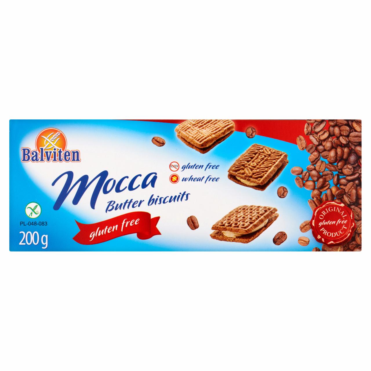 Zdjęcia - Balviten Herbatniki bezglutenowe mocca 200 g