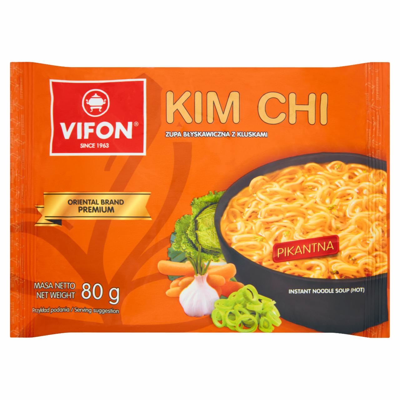 Zdjęcia - KimChi zupa błyskawiczna z kluskami pikantna Vifon