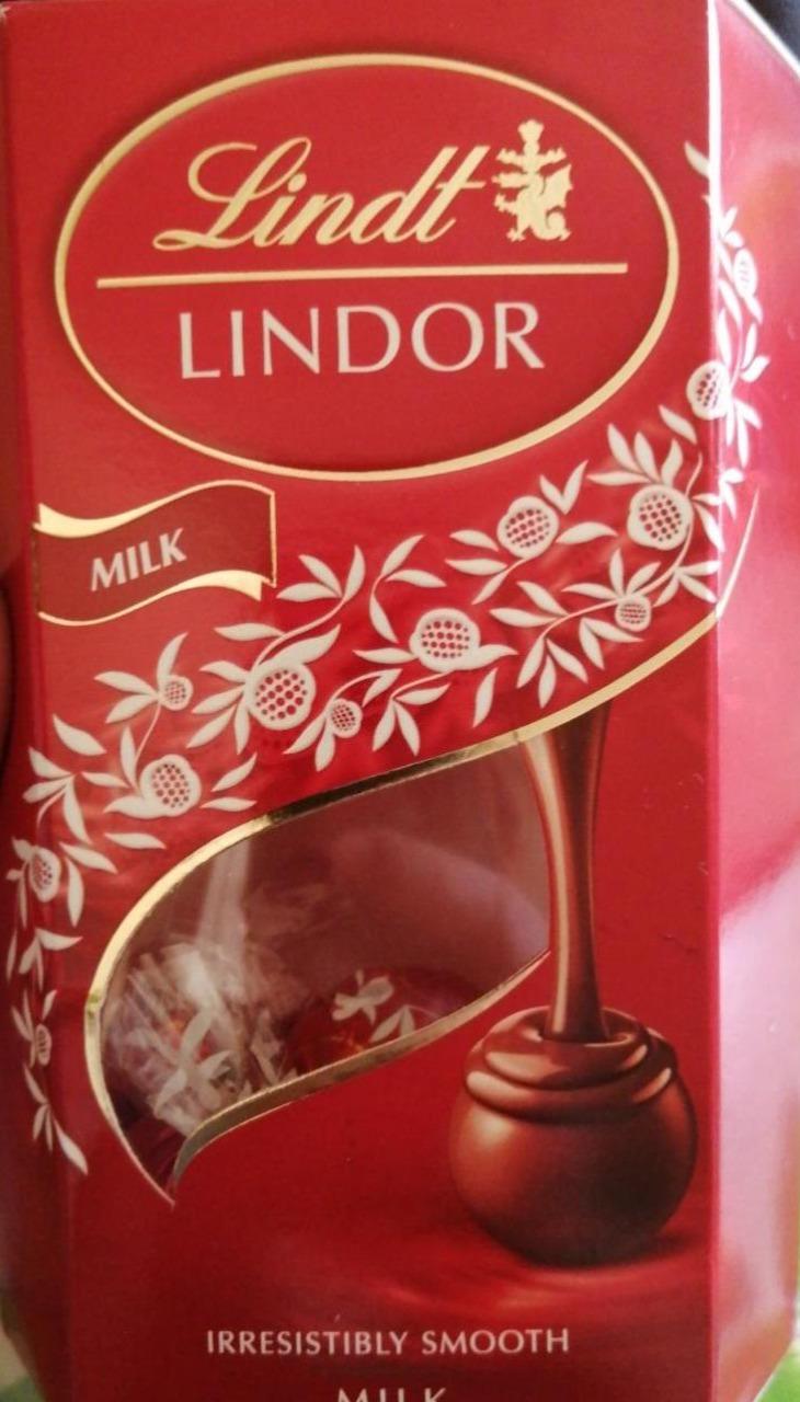 Zdjęcia - Pralinki z czekolady mlecznej z nadzieniem Lindt Lindor