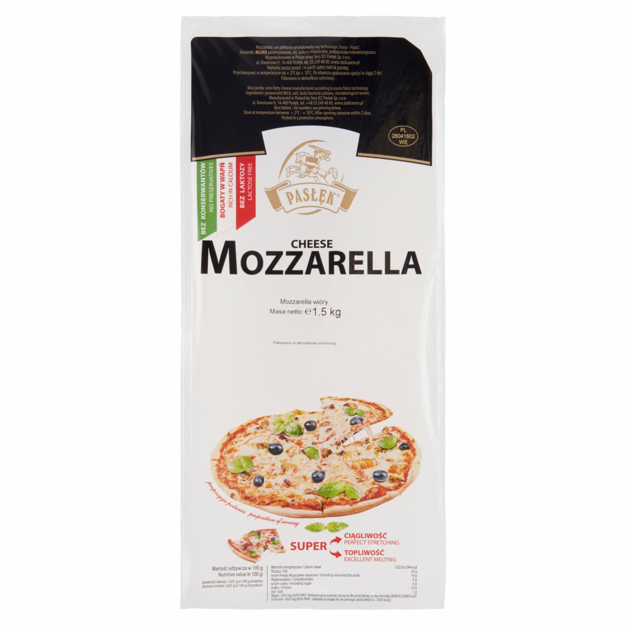 Zdjęcia - Pasłęk Mozzarella wióry 1,5 kg